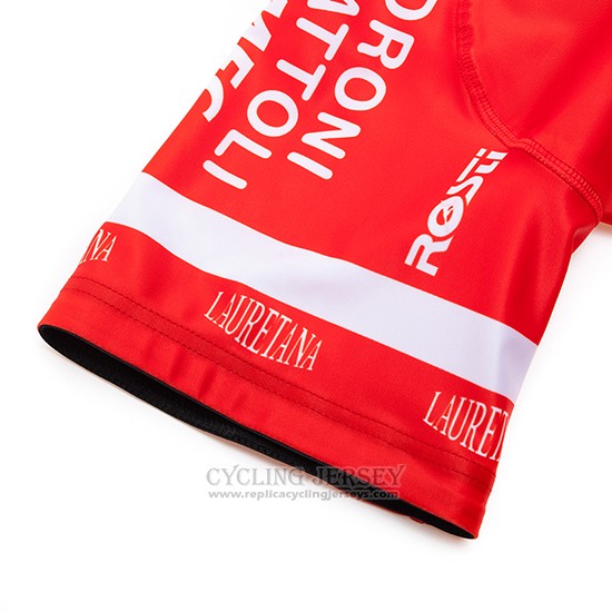 2019 Cycling Jersey Androni Giocattoli Orange and White Short Sleeve and Bib Short